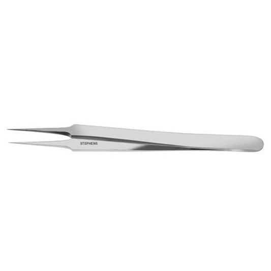 Stag Medical Supply has Jewelers Forceps in the #4, Straight Style in stock.  Made by Stephens Instruments these surgical forceps are popular among eye doctors