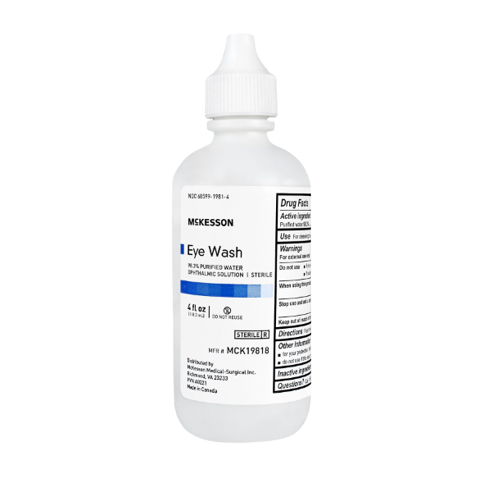 Eye Wash Solution, 4oz - McKesson Brand Optometric, Eye Care and Ophthalmic Supplies at Stag Medical.