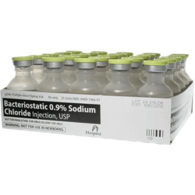 Bacteriostatic Sodium Chloride Injection Diluent 0.9% 20mL (25/pk) - Hospira at Stag Medical - Eye Care, Ophthalmology and Optometric Products. Shop and save on Proparacaine, Tropicamide and More at Stag Medical & Eye Care Supply