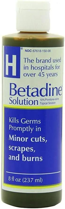 Betadine Ophthalmic Solution 10%, 8oz/Bottle at Stag Medical - Eye Care, Ophthalmology and Optometric Products. Shop and save on Proparacaine, Tropicamide and More at Stag Medical & Eye Care Supply
