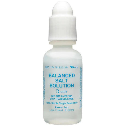 BSS - Balanced Salt Solution (BSS) - 15mL/Bottle - Alcon at Stag Medical - Eye Care, Ophthalmology and Optometric Products. Shop and save on Proparacaine, Tropicamide and More at Stag Medical & Eye Care Supply