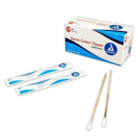Cotton Tip Applicator (Wood) 6" 1's/ 100/Box at Stag Medical - Eye Care, Ophthalmology and Optometric Products. Shop and save on Proparacaine, Tropicamide and More at Stag Medical & Eye Care Supply