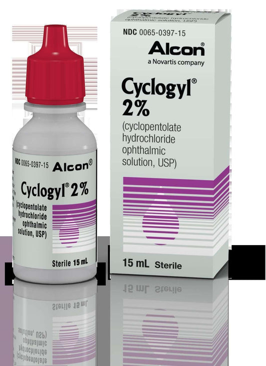 Cyclogyl Ophthalmic Solution 2% 15mL/Bt - Alcon at Stag Medical - Eye Care, Ophthalmology and Optometric Products. Shop and save on Proparacaine, Tropicamide and More at Stag Medical & Eye Care Supply