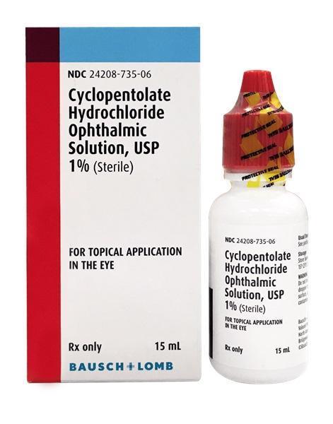 Cyclopentolate Ophthalmic Solution 1% 15mL - Bausch at Stag Medical - Eye Care, Ophthalmology and Optometric Products. Shop and save on Proparacaine, Tropicamide and More at Stag Medical & Eye Care Supply