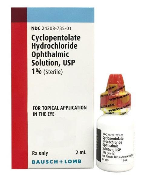 Cyclopentolate Ophthalmic Solution 1% 2mL - Bausch at Stag Medical - Eye Care, Ophthalmology and Optometric Products. Shop and save on Proparacaine, Tropicamide and More at Stag Medical & Eye Care Supply