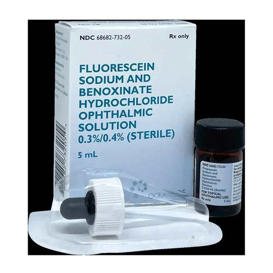 Fluorescein Benoxinate Eye Drops 0.3%/0.4% 5mL - (Fluress) at Stag Medical - Eye Care, Ophthalmology and Optometric Products. Shop and save on Proparacaine, Tropicamide and More at Stag Medical & Eye Care Supply