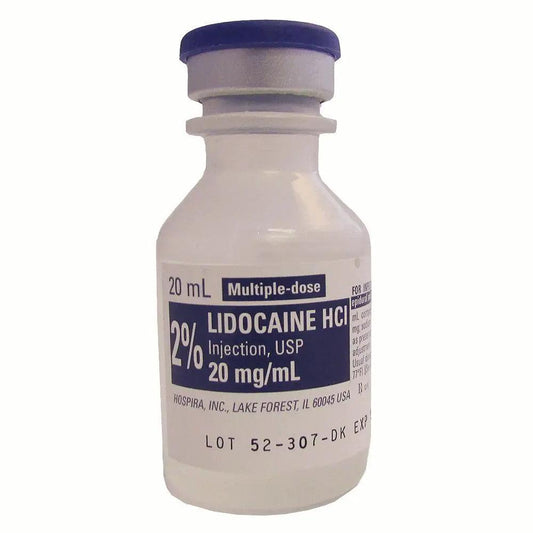 Lidocaine 2% 20mL Injection - BACKORDERED at Stag Medical - Eye Care, Ophthalmology and Optometric Products. Shop and save on Proparacaine, Tropicamide and More at Stag Medical & Eye Care Supply