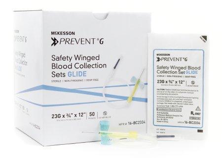 McKesson Prevent - Blood Collection Set 23g x 3/4" - Stag Medical at Stag Medical - Eye Care, Ophthalmology and Optometric Products. Shop and save on Proparacaine, Tropicamide and More at Stag Medical & Eye Care Supply