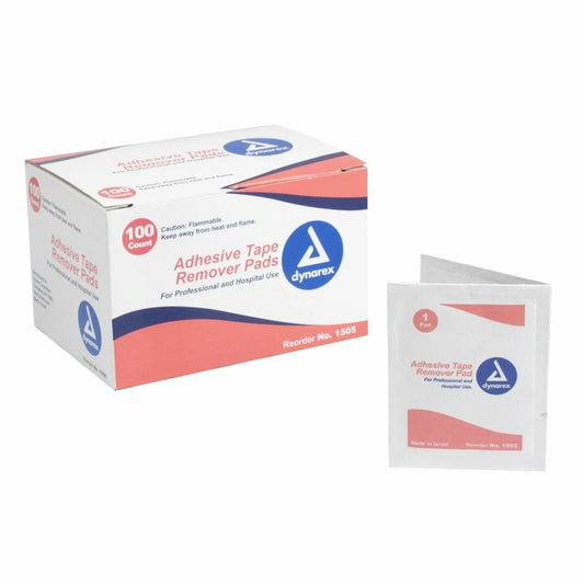 Medical Tape Adhesive Remover Pads at Stag Medical - Eye Care, Ophthalmology and Optometric Products. Shop and save on Proparacaine, Tropicamide and More at Stag Medical & Eye Care Supply
