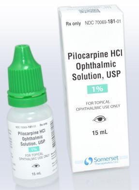 Pilocarpine Eye Drops 1%, 15mL - Somerset at Stag Medical - Eye Care, Ophthalmology and Optometric Products. Shop and save on Proparacaine, Tropicamide and More at Stag Medical & Eye Care Supply