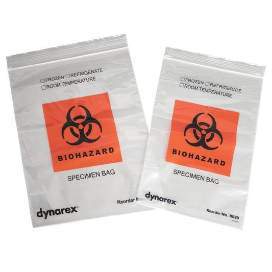Medical Specimen Biohazard Bags - 6x9 - 100/Box at Stag Medical - Eye Care, Ophthalmology and Optometric Products. Shop and save on Proparacaine, Tropicamide and More at Stag Medical & Eye Care Supply