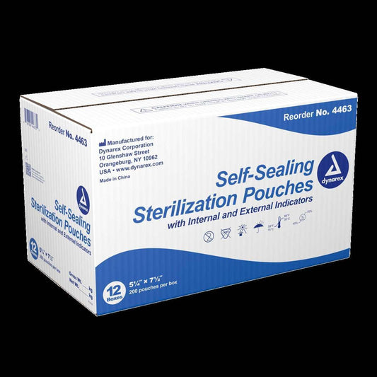 Sterilization Pouches 5.25" x 10" Self-Sealing with Steam Indicator. 200/Box at Stag Medical - Eye Care, Ophthalmology and Optometric Products. Shop and save on Proparacaine, Tropicamide and More at Stag Medical & Eye Care Supply