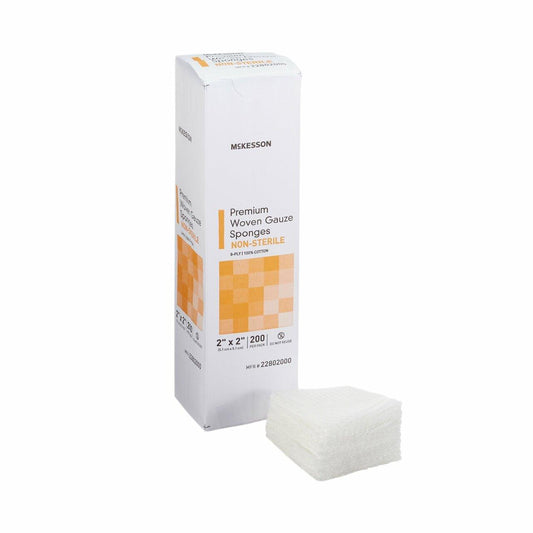 Medical Gauze 2x2" 8-Ply - McKesson Cotton - (Non-Sterile) at Stag Medical - Eye Care, Ophthalmology and Optometric Products. Shop and save on Proparacaine, Tropicamide and More at Stag Medical & Eye Care Supply