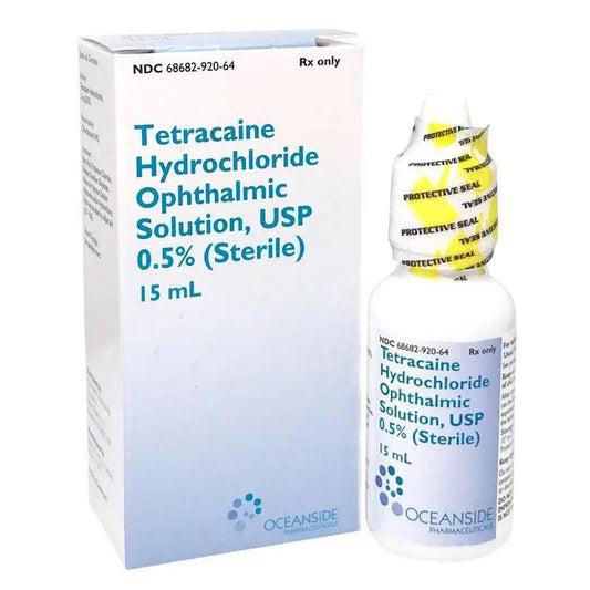 Tetracaine Eye Drops 0.5% Ophthalmic Solution 15mL - Bausch at Stag Medical - Eye Care, Ophthalmology and Optometric Products. Shop and save on Proparacaine, Tropicamide and More at Stag Medical & Eye Care Supply